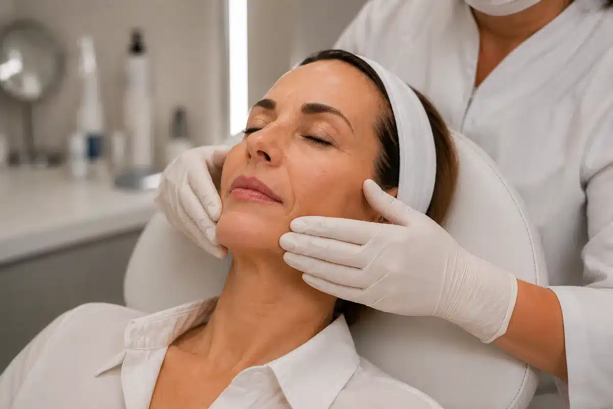 Evaluación previa a mesoterapia facial